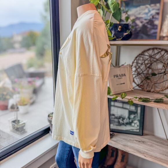 Disneyland Resort Pixie Dust Cream/Gold Spirit Jersey w/ Gold Foil Logo, Large - Picture 7 of 10